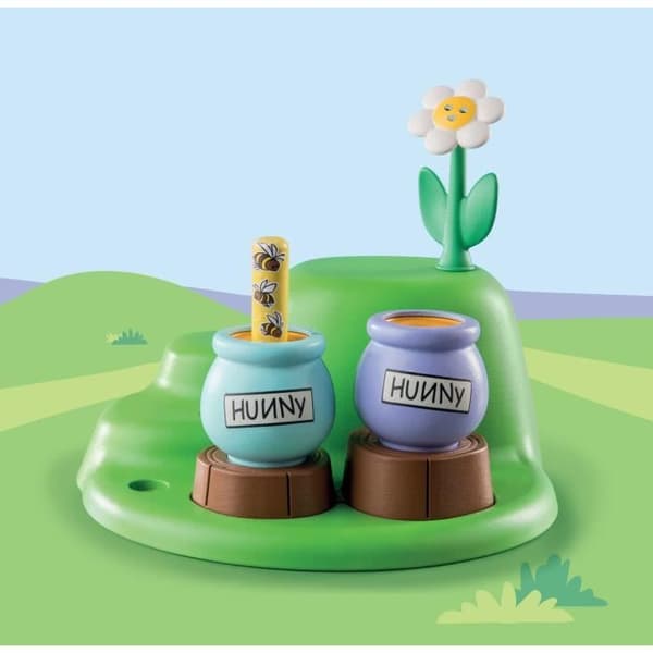 PLAYMOBIL 1.2.3 71317 Nalle Puh och Tigger med Bee Garden - Disney