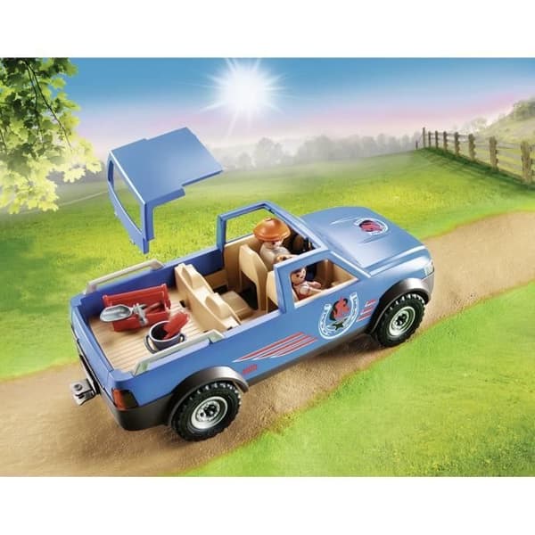 PLAYMOBIL - 70518 - Hovslagare och fordon med mobil smedja och tillbehör - Playmobil Country