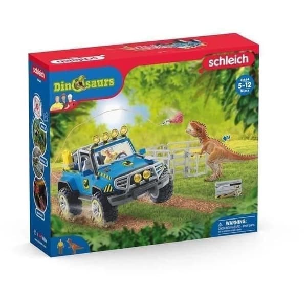 Terrängbil med Dino utpost - SCHLEICH - 41464 - Dinosaurier