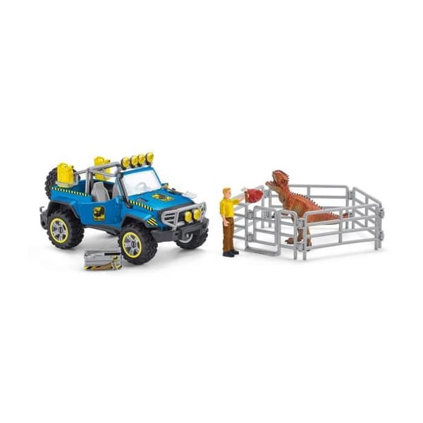Terrängbil med Dino utpost - SCHLEICH - 41464 - Dinosaurier