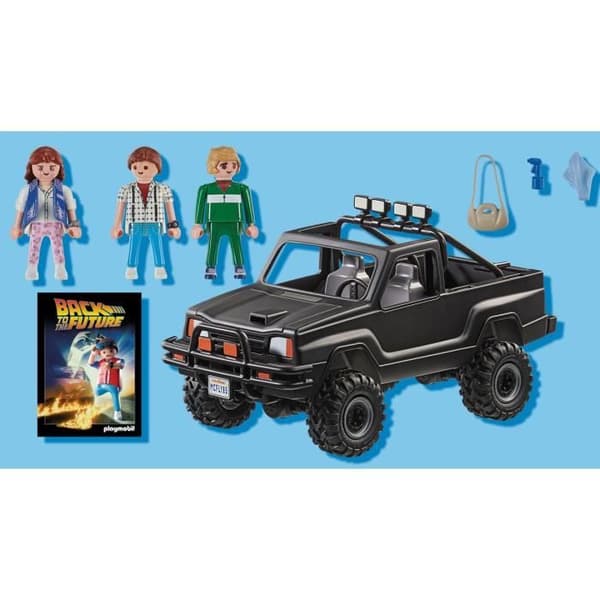 PLAYMOBIL - 70633 - Tillbaka till framtiden - Marty's Pick-up med 3 karaktärer och tillbehör