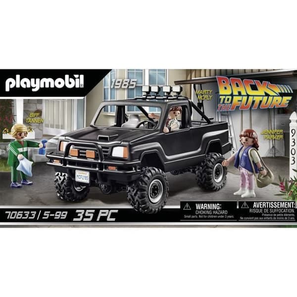 PLAYMOBIL - 70633 - Tillbaka till framtiden - Marty's Pick-up med 3 karaktärer och tillbehör