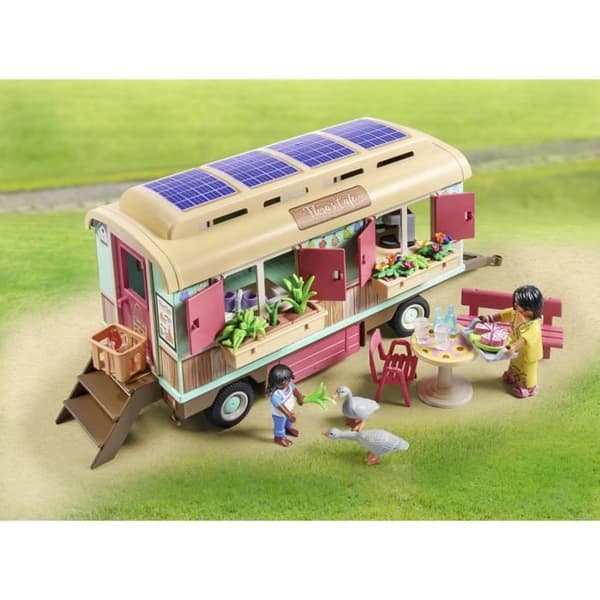 PLAYMOBIL 71441 Café butik husvagn, Landsby Livet på gården, 145 delar, Från 4 år