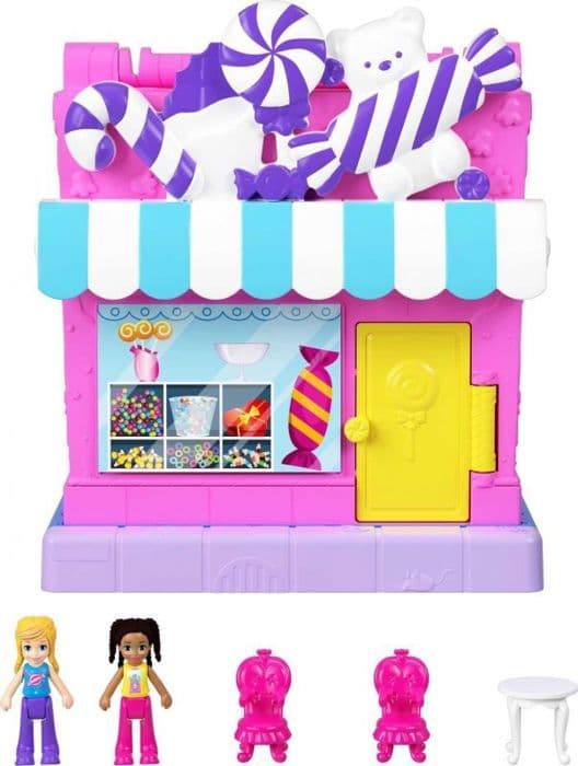Univers av miniaturer - miniatyrboende - miniatyrgarage Mattel Polly Pocket godisbutik HNB03 /3