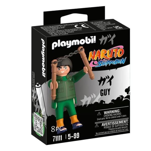 PLAYMOBIL - Naruto Shippuden - Guy Maito - Figur med Nun-Chaku - 8 delar