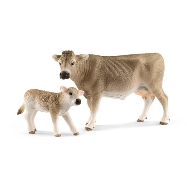 Gård med stall och djur, 97-delad box med figurer, Schleich 42407 Farm World, från 3 år och uppåt