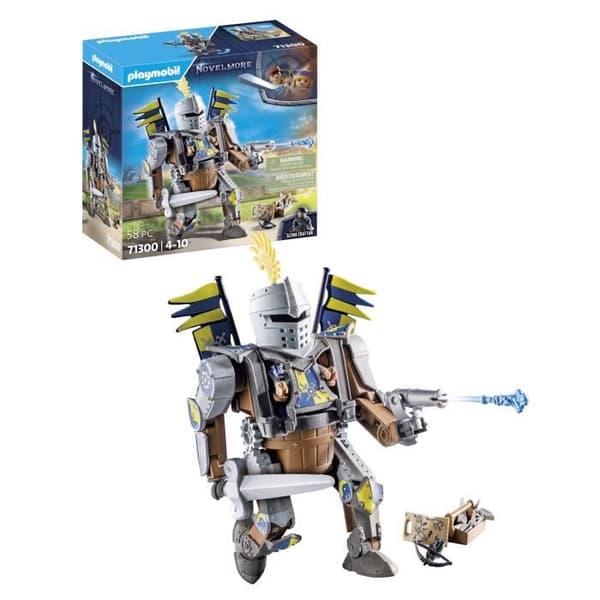 PLAYMOBIL 71300 Stridande jätte Novelmore - Bekämpa fienderna med jätten i rustning, dess armar och ben är rörliga.