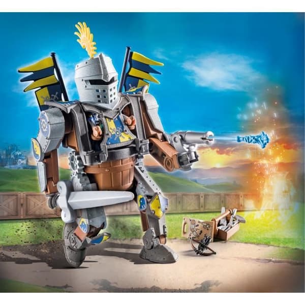 PLAYMOBIL 71300 Stridande jätte Novelmore - Bekämpa fienderna med jätten i rustning, dess armar och ben är rörliga.