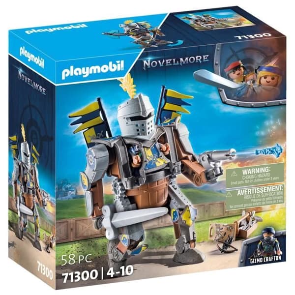 PLAYMOBIL 71300 Stridande jätte Novelmore - Bekämpa fienderna med jätten i rustning, dess armar och ben är rörliga.