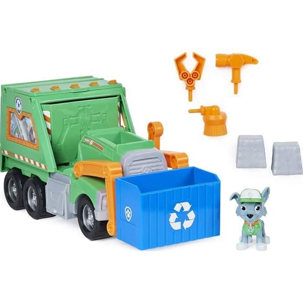 Rockys återvinningsdumper - PAW PATROL - PAT PATROUILLE - 6060259 - Rocky figurin ingår - barnspel