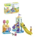 Miniatyrbild 3 av 6: PLAYMOBIL 1.2.3 - 71326 - Lekplats med gigantisk rutschkana för småbarn 18-36 månader