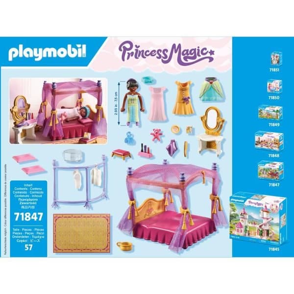 PLAYMOBIL 71847 Prinsessrum med himmelssäng