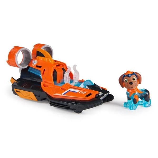 Fordon + Figur Zuma Superpatrullen - Filmen - Paw Patrol - Ljud- och ljuseffekter
