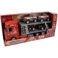 Miniatyrbild 2 av 2: Friktionsleksak - TURBO CHALLENGE - Dakar License Transport Truck - 4 rallybilar - Orange