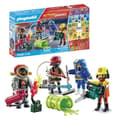 Miniatyrbild 3 av 4: PLAYMOBIL 71468 Mina figurer: riskabla yrken - med fyra karaktärer från brandmännen - Brandmän - Från 5 år