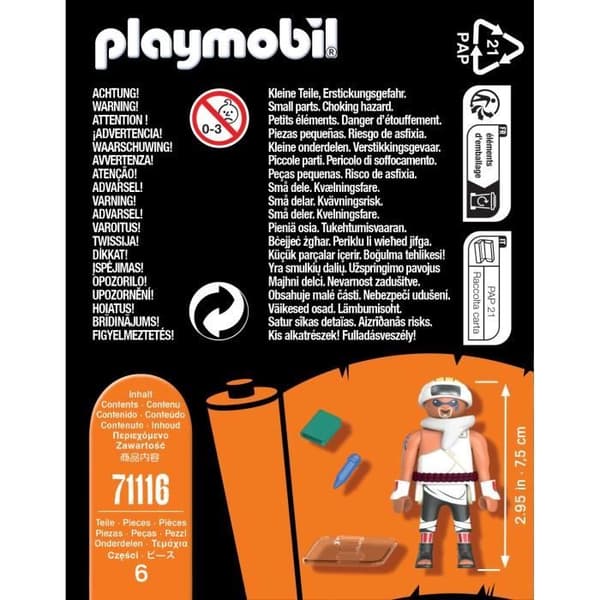 PLAYMOBIL 71116 Killer B Figure, Naruto Shippuden, 5 år och uppåt