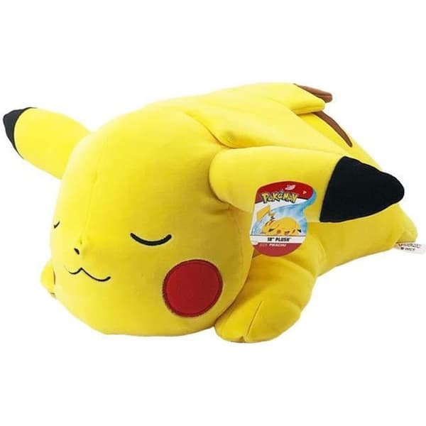 Pikachu Sleeps tøjdyr 40 cm - Pokémon - BANDAI - Dyne eller pude - Til børn fra 2 år