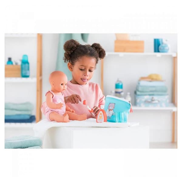 Corolle - Toilettaske - 5 tilbehør - til Poupon 36 og 42 cm - 2 år gammel