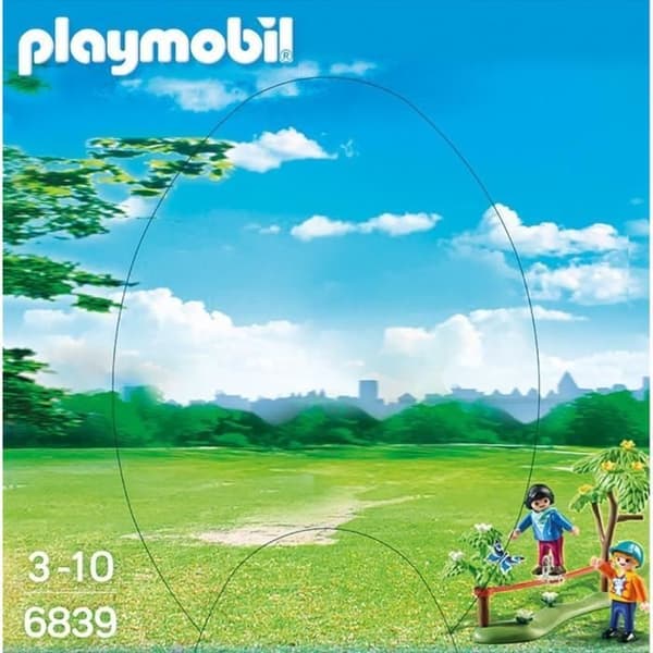 PLAYMOBIL - 6839 - Påskägg - Spännrullare för barn - Familjekul - Det moderna hemmet
