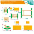 Miniatyrbild 6 av 7: Doll's house bedroom Woomax (6 antal)