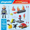 Miniatyrbild 5 av 5: PLAYMOBIL 71826 Brandmans vattenpump &amp; flammande tank