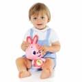 Miniatyrbild 6 av 6: Mjukdjur med ljud Moltó Gusy luz Baby Bunny Rosa 7,5 cm