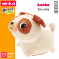 Miniatyrbild 3 av 7: Gosedjur rörlig Winfun Plysch Plast 17 x 15 x 13 cm (2 antal)