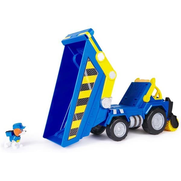 Paw Patrol Rubble och hans team Dumpster med rörliga delar Hjulfordon med ljud och ljus