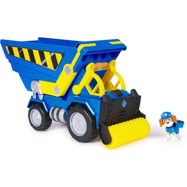 Paw Patrol Rubble och hans team Dumpster med rörliga delar Hjulfordon med ljud och ljus