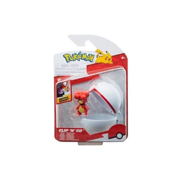 Clip'n'Go - Poké Balls Magby &amp; Poké Ball