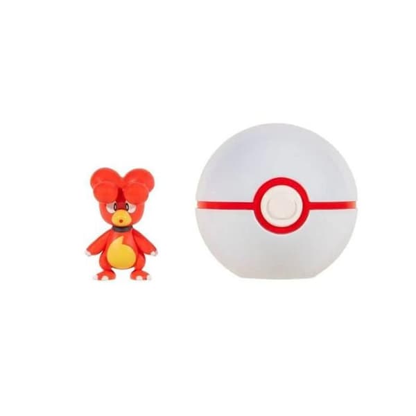 Clip'n'Go - Poké Balls Magby & Poké Ball