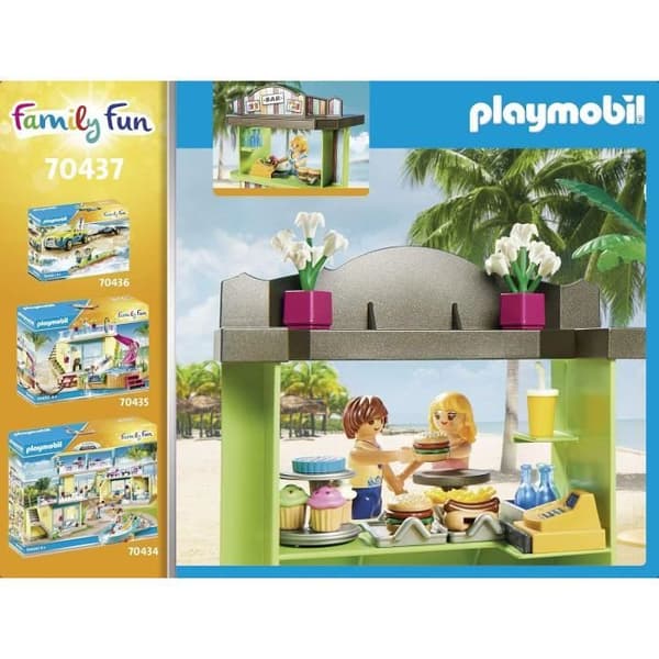 PLAYMOBIL - 70437 - Strandsnack - Familjekul - Blandat - Plast - 420g - 66 stycken