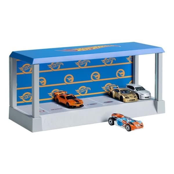 Hot Wheels upplyst garage och monter - Paladone - 7 bilar - Vuxen - Blandat
