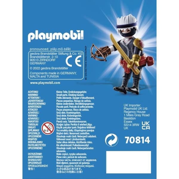 PLAYMOBIL - 70814 - Ninja - Armborst och sabel - Barnleksak från 4 år