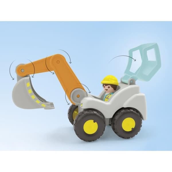 PLAYMOBIL Junior 71684 Grävmaskin, För spädbarn, Från 12 månader
