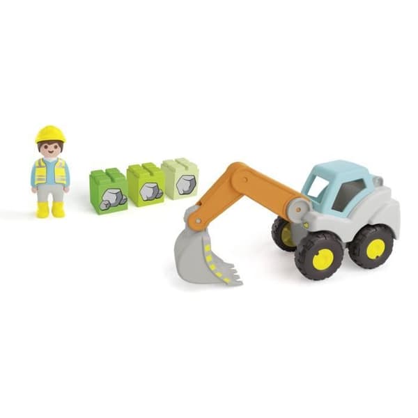 PLAYMOBIL Junior 71684 Grävmaskin, För spädbarn, Från 12 månader