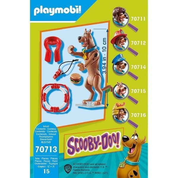 PLAYMOBIL - 70713 - SCOOBY-DOO Sea Rescuer - Scooby-Doo samlarfigur i livräddardräkt