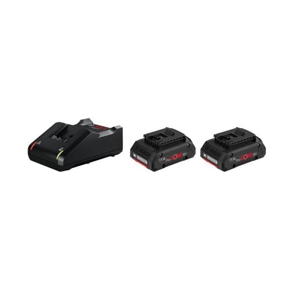 18V GDS 18V-300 Professionell skiftnyckel + 2 Procore 4Ah batterier + laddare i L-BOXX box - BOSCH - 06019D8202