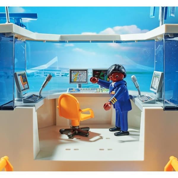 PLAYMOBIL 71153 Flygplats och flygplan, City Action, 146 delar, Från 4 år