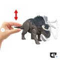 Miniatyrbillede 4 af 6: Jurassic World Rebirth Wild Roar Dinosaur Action Figure Nasutoceratops