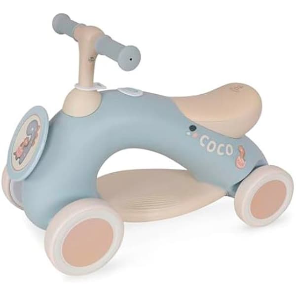 Walker - DE CUEVAS TOYS - Coco - Blå och Beige - Lätt och tålig design - För barn