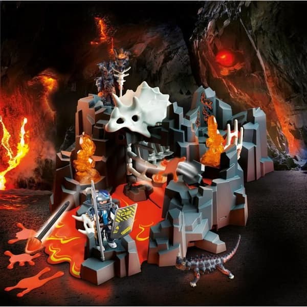 PLAYMOBIL - 70926 - Dino Rise - Guardian of the Lava Mine - Med 1 karaktär och 1 dino