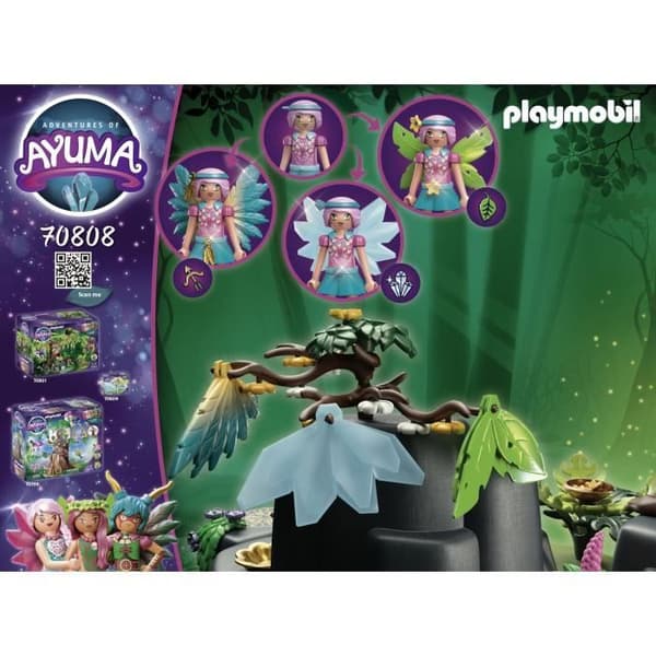 PLAYMOBIL - 70808 - AYUMA - Vårälvor - 108 stycken - För barn från 7 år och uppåt