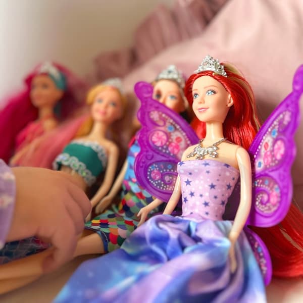 WOOPIE 4 taikaprinsessan setti – 4-in-1 nukkesetti lisävarusteineen