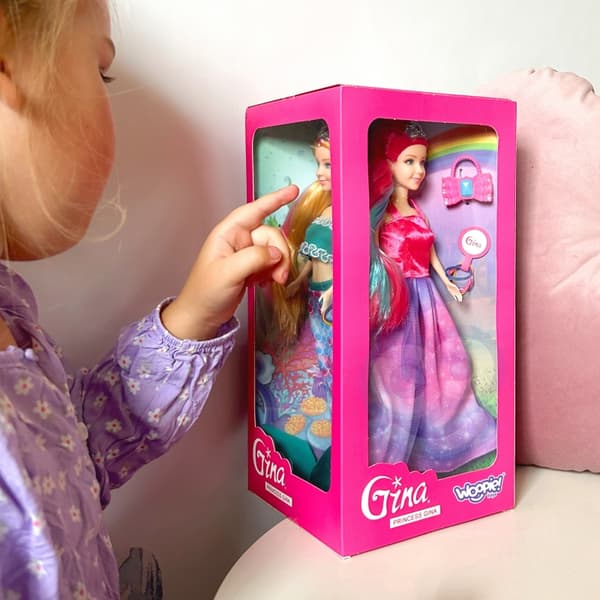 WOOPIE 4 taikaprinsessan setti – 4-in-1 nukkesetti lisävarusteineen