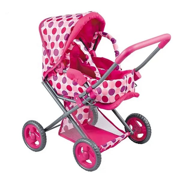 WOOPIE ROYAL 3-in-1 Doll’s Pram, Deep Pushchair & Baby Carrier