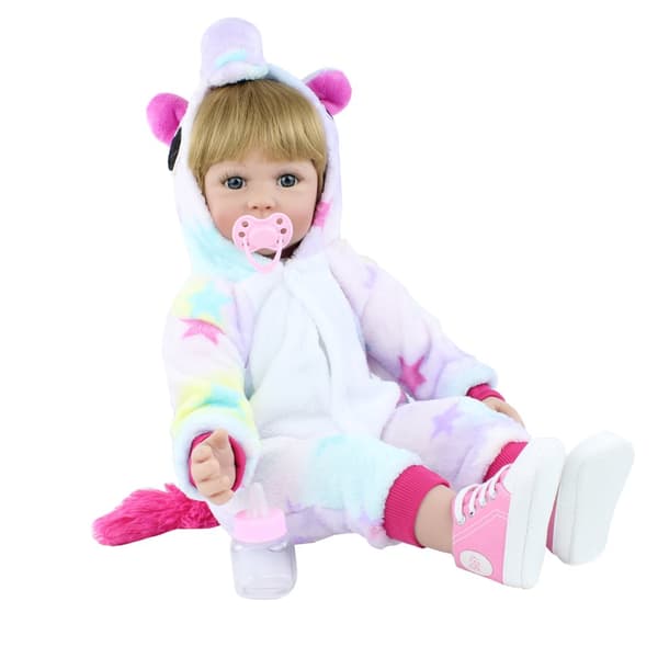 Verklighetstrogen Reborn Toddler Docka, 60cm Mjuk Vinyl, Prinsess Tema,60cm