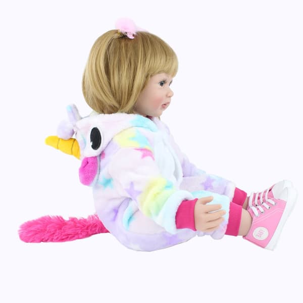 Verklighetstrogen Reborn Toddler Docka, 60cm Mjuk Vinyl, Prinsess Tema,60cm