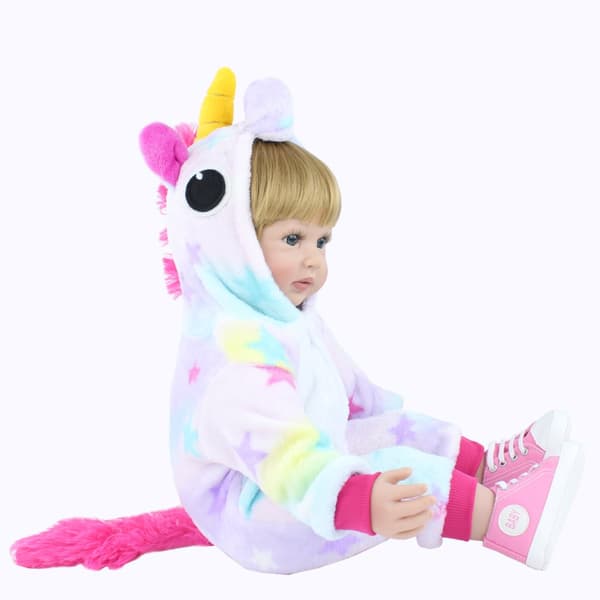 Verklighetstrogen Reborn Toddler Docka, 60cm Mjuk Vinyl, Prinsess Tema,60cm