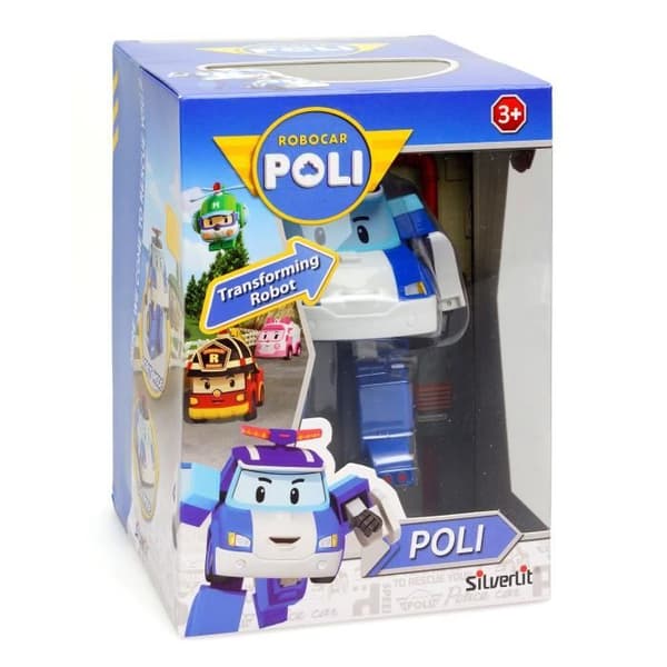 Robocar Poli - Amber Transformable Robot Vehicle - 10 cm - ROBOCAR varumärke